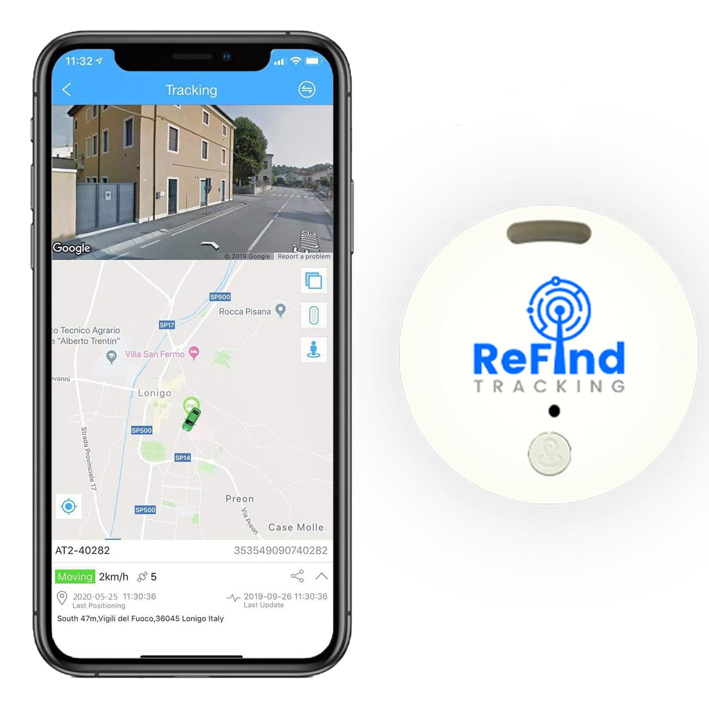 GPS Tracking Device For Vehicle | White R2 Smart Tracker | ReFind

