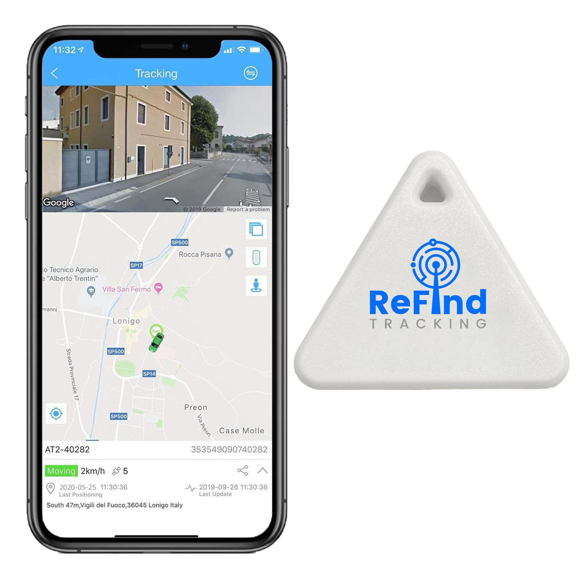 GPS Tracker For Car | White R3 Smart Tracker | ReFind

