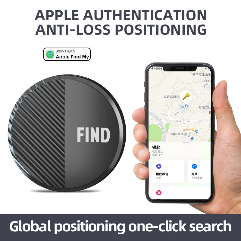 Vehicle tracker compatible with Apple Find My for cars