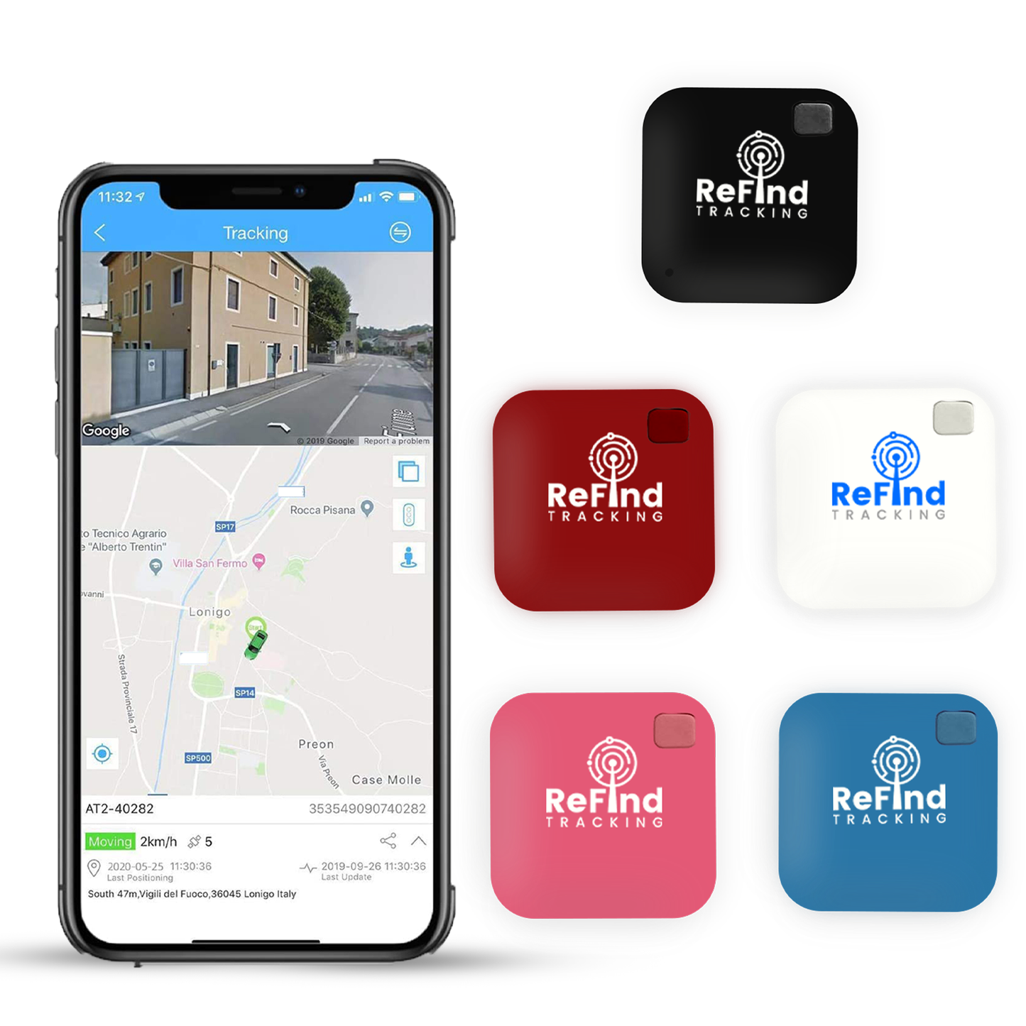 GPS tracker for car keys and personal belongings