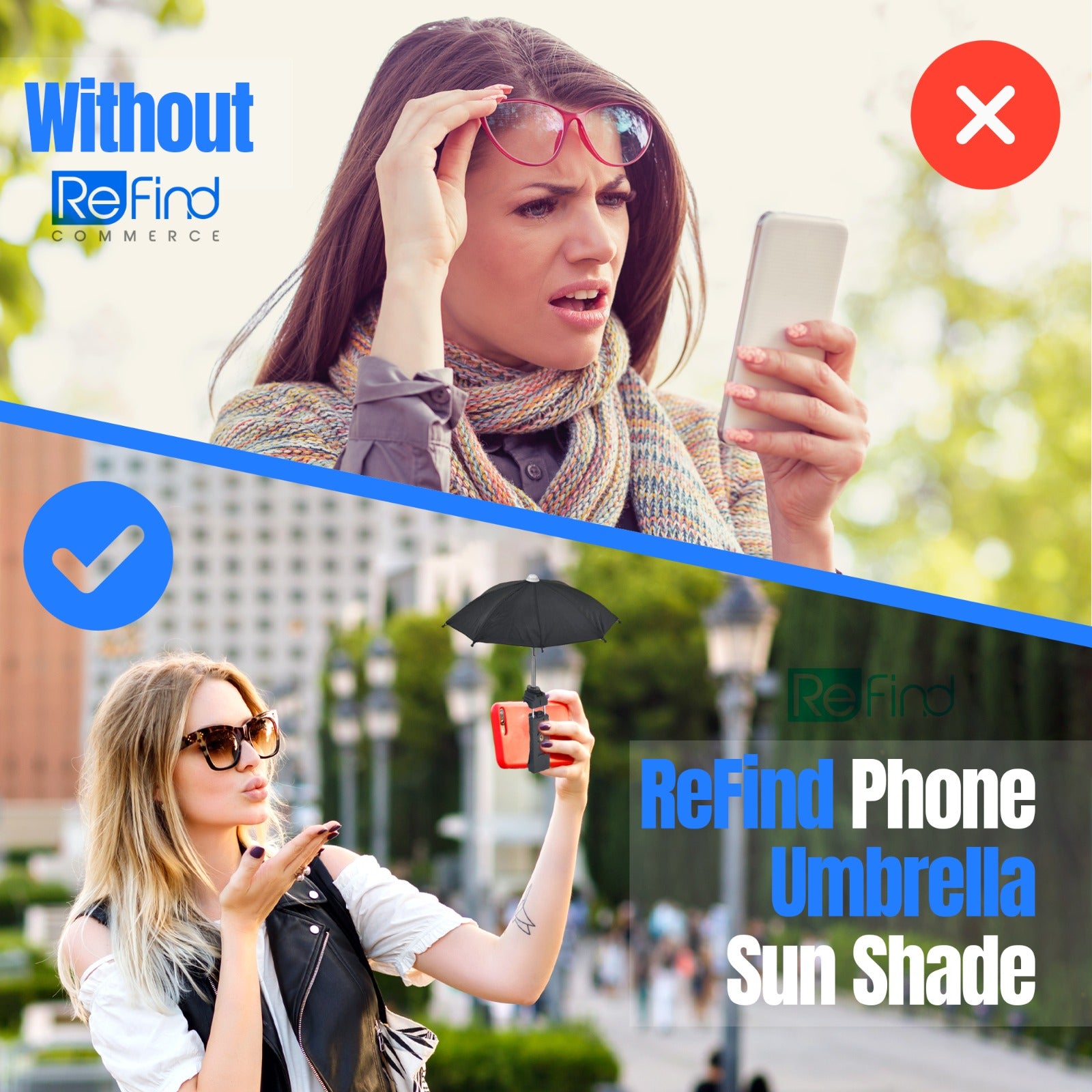 Umbrella For Phone | Camera & Phone Umbrella Sun Shade | ReFind

