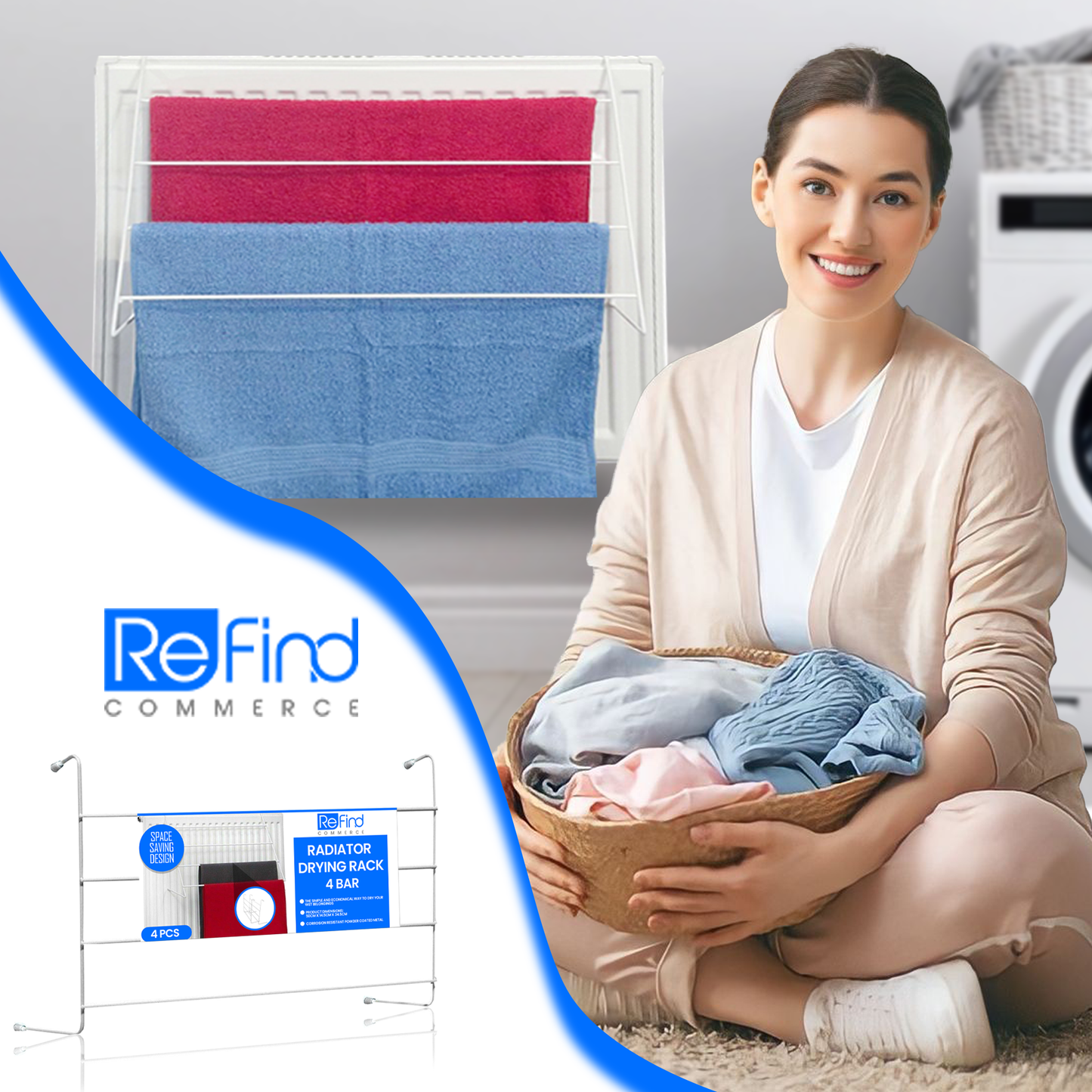 Electric Clothes Dryer | Radiator Drying Rack | ReFind